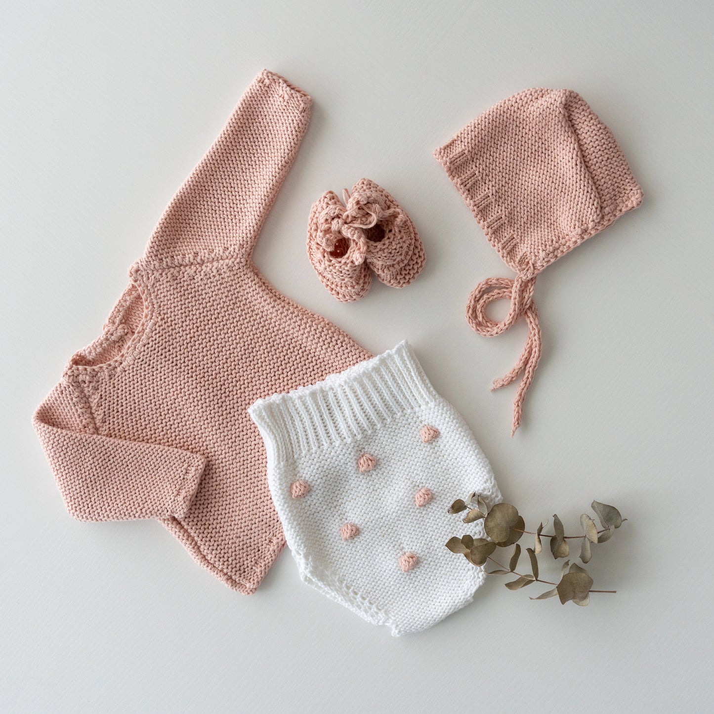 Conjunto Bodoque Rosa Empolvado
