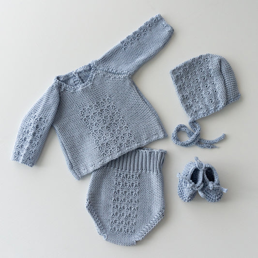 Conjunto Federica Azul Empolvado